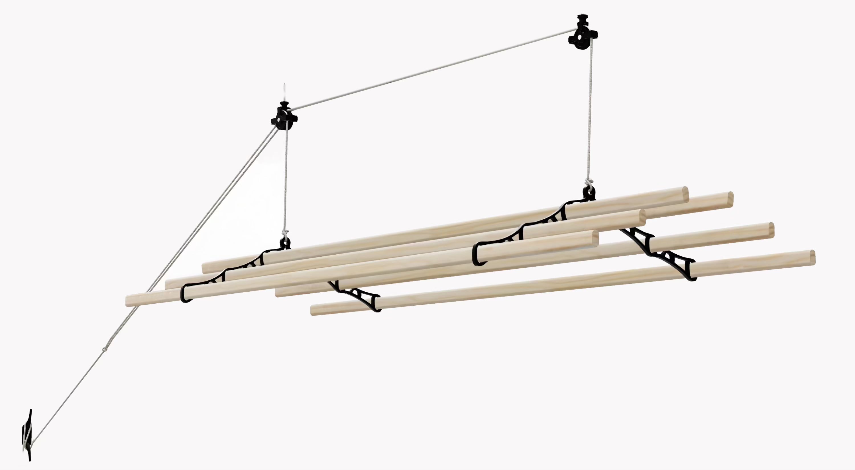 cast in style 6 Lath Supreme Ceiling Airer