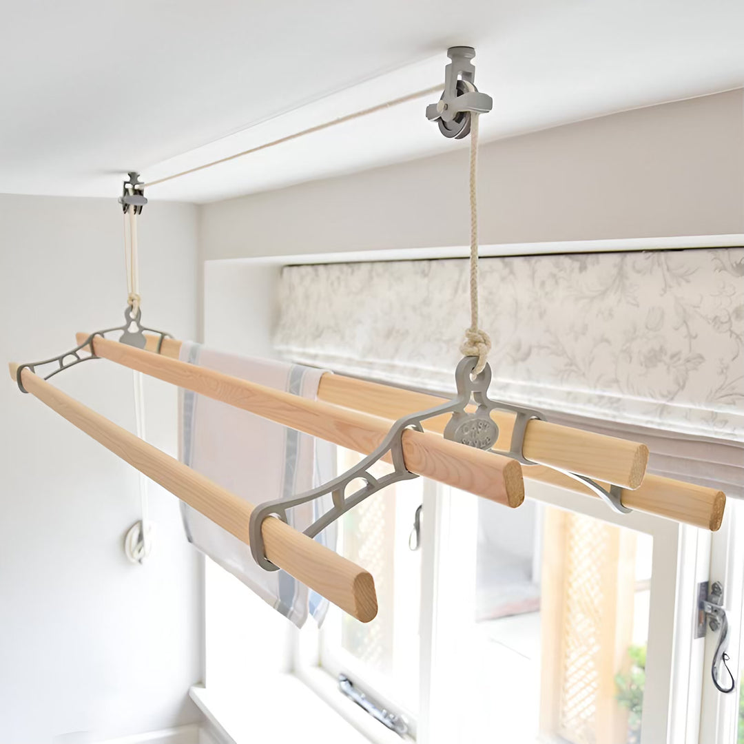 kitchenmaid cast in style Victorian Ceiling Airer installation indoors