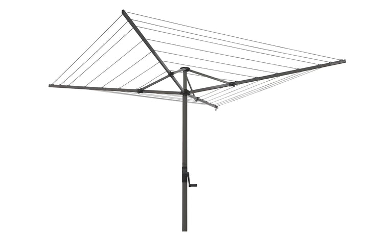 Austral Foldaway 51 Rotary Clothesline in woodland grey - high resolution