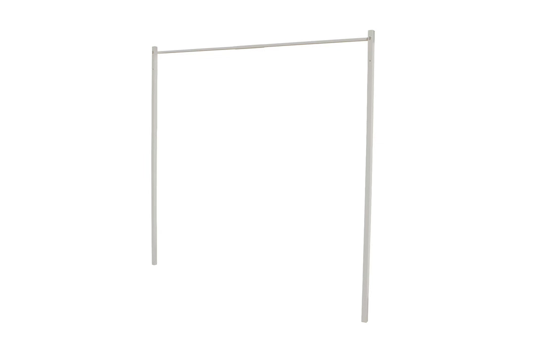 Eco 120 Clothesline - Surfmist - Eco standard Ground Mount Kit for grass or soil area installation