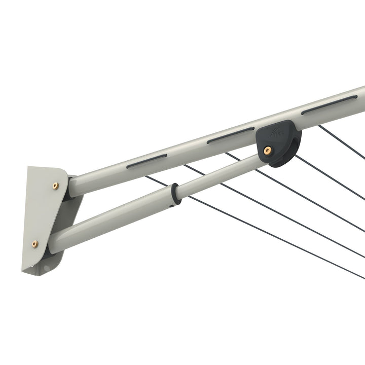 Hills Compact Clothesline surfmist - bracket, arms, and strut