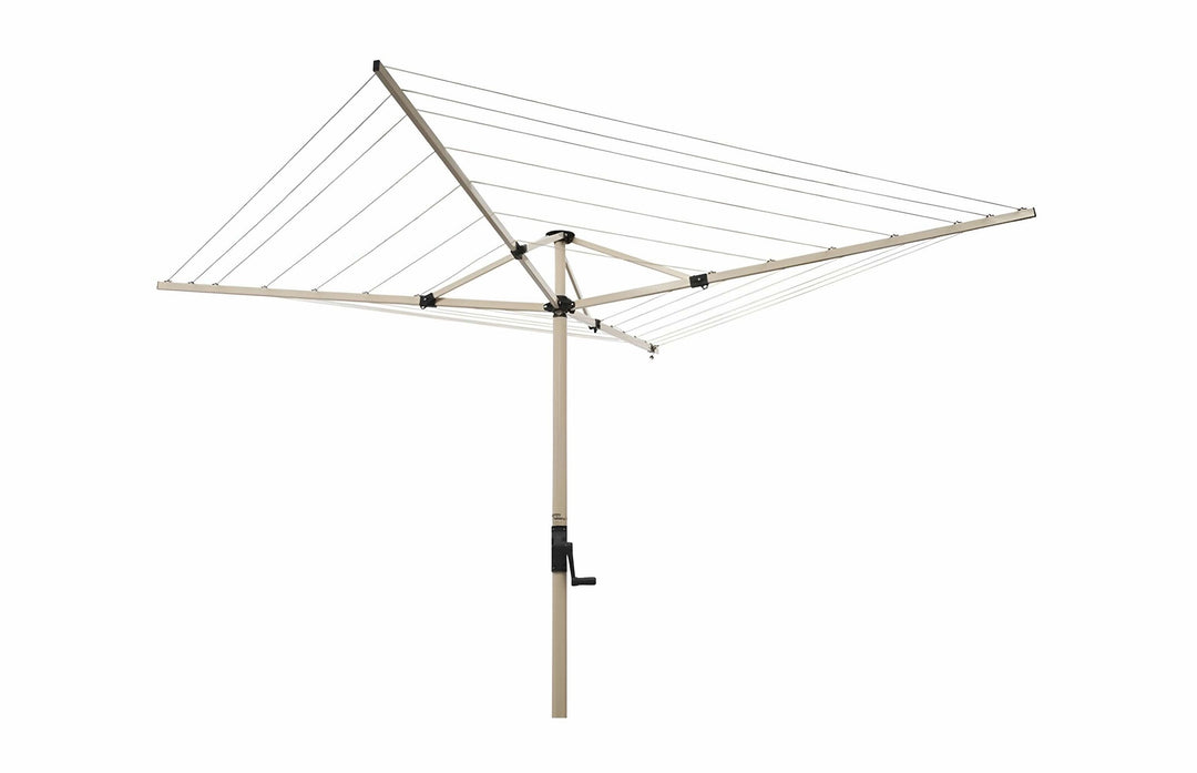 Austral Foldaway 51 Rotary Clothesline in classic cream - high resolution