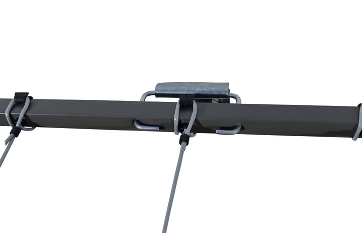 Austral Retractaway 40 retractable Clothesline receiving bracket up close with the spreader arm attached