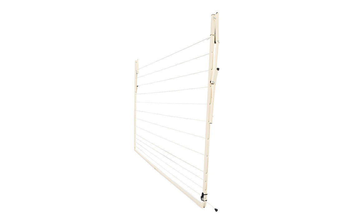 Austral Standard 28 Clothesline - Classic Cream Right Side Folded Down