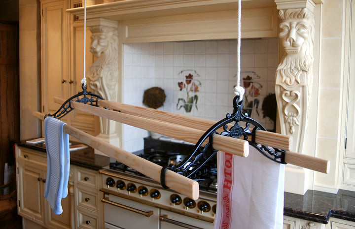 kitchenmaid cast in style Classic Ceiling Airer installation indoors