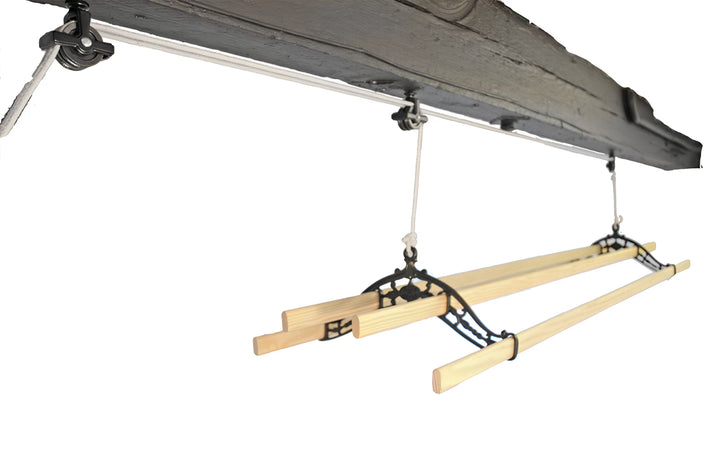 kitchenmaid cast in style Classic Ceiling Airer installation under a beam