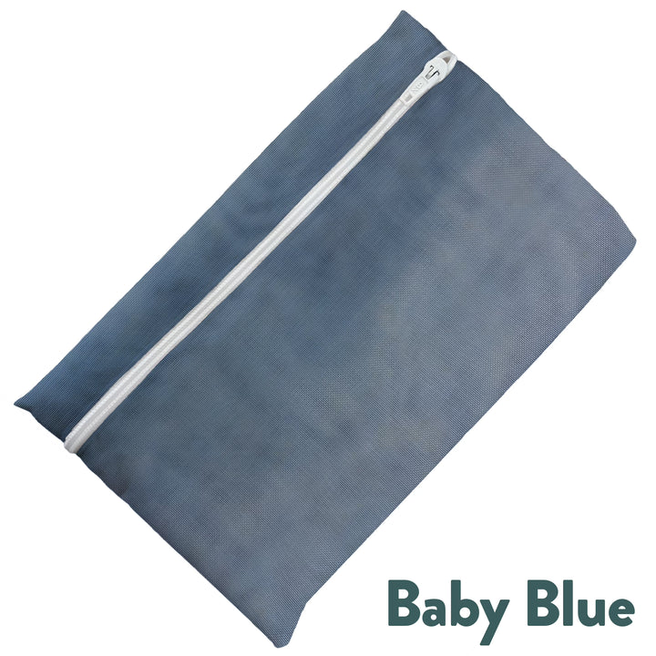 swiss voile wash bags baby blue