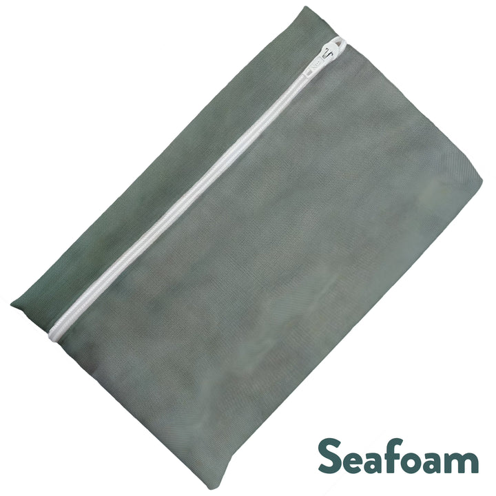 swiss voile wash bags seafoam