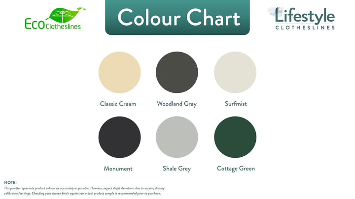 Eco 333 Clothesline colour chart